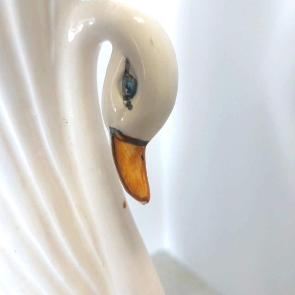 Art Deco Swan Vase